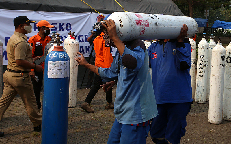 Posko Oksigen Monas Siap Layani Kebutuhan Rs Di Jakarta