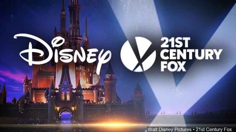 Ilustrasi akuisisi 21st Century Fox oleh Disney (Walt Disney Pictures, 21st Century Fox )