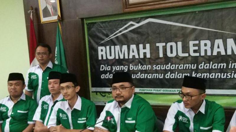 GP Ansor ajak eks anggota FPI masuk NU dan Muhammadiyah (kedua dari kanan)