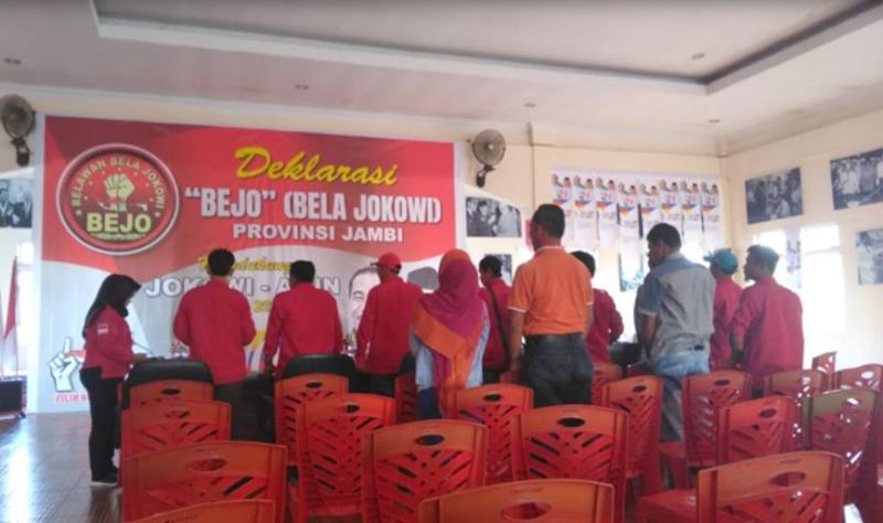 Relawan `Bejo` Jokowi di Jambi (Foto: Gatra)