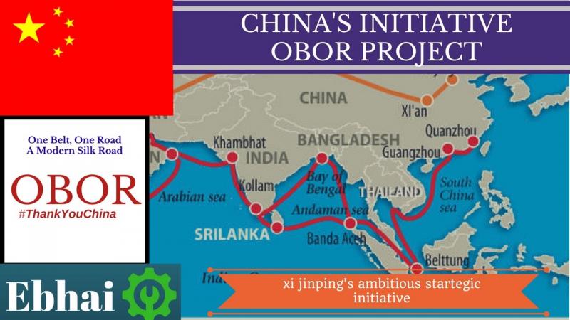 Ilustrasi Proyek inisiatif One Belt One Road (OBOR) China (Ist)