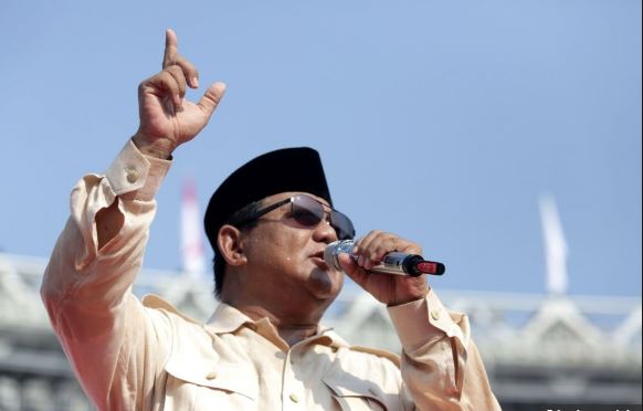 Calon Presiden pasangan calon nomor urut 02 Prabowo Subianto (Foto: Katadata)