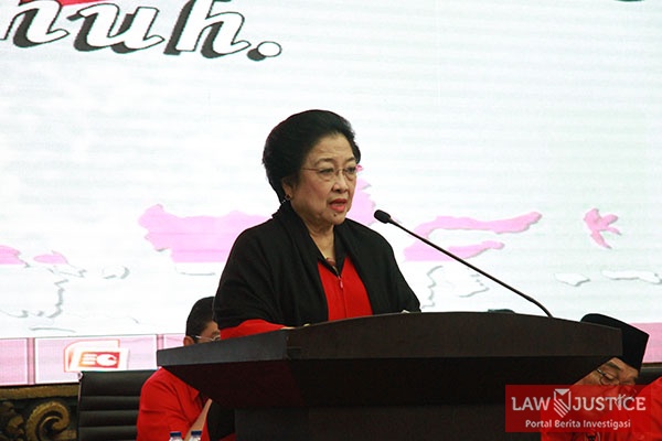 Ketua Umum DPP PDI Perjuangan, Megawati Soekarnoputri (Foto: Law-justice.co)