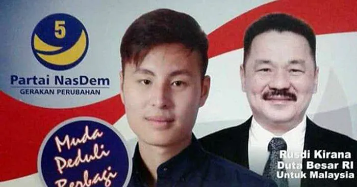 Caleg DPR RI dari NasDem Davin Kirana yang anak Dubes RI untuk Malaysia, Rusdi Kirana (Foto: batamtoday.com)