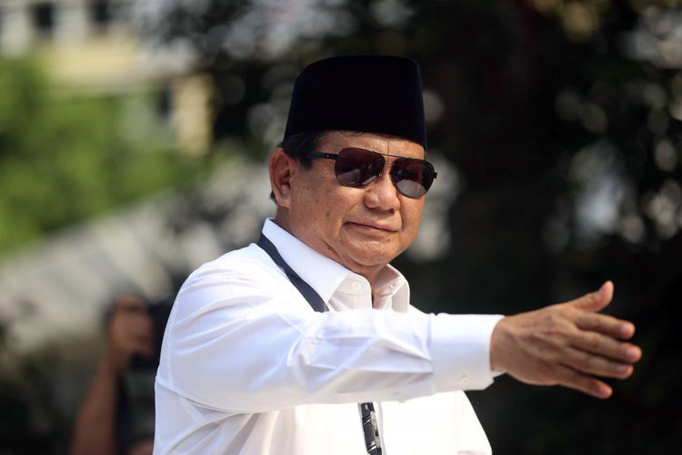 Calon Presiden nomor urut 02, Prabowo Subianto (Foto: Kompas)