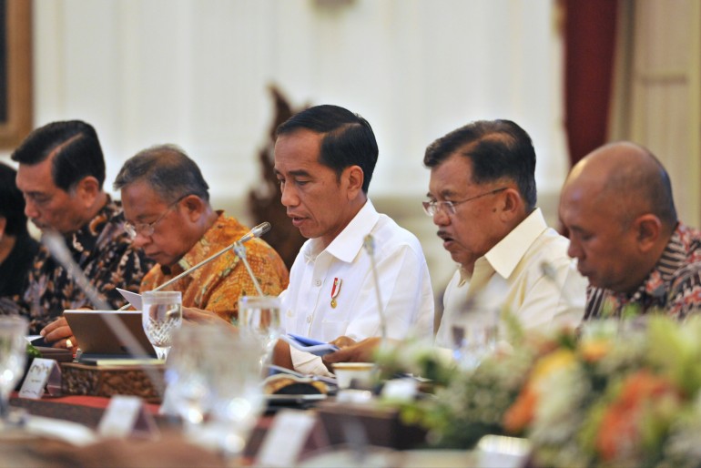 Panda Nababan Beberkan Hubungan Dingin Jokowi-JK di Periode Pertama. (setkab.go.id)