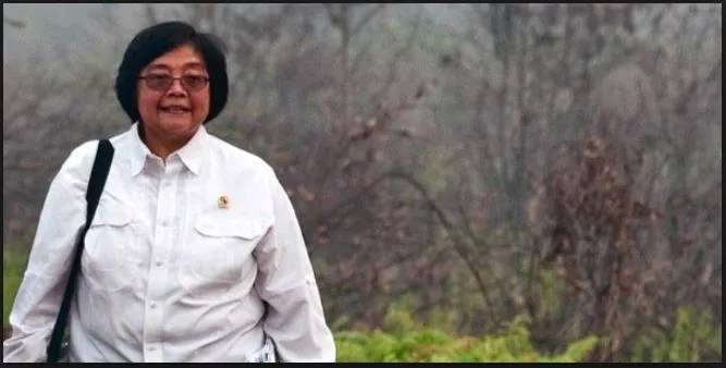 Mantan Menteri Lingkungan Hidup dan Kehutanan (LHK) Siti Nurbaya