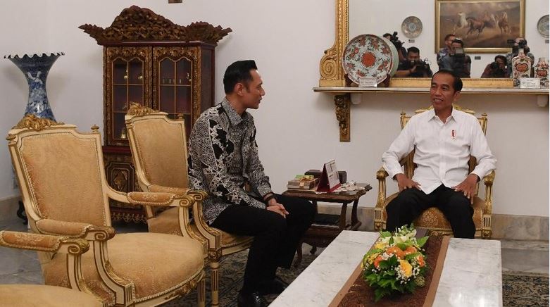 Komandan Kogasma Partai Demokrat Agus Harimurti Yudhoyono (AHY) dan Presiden Jokowi