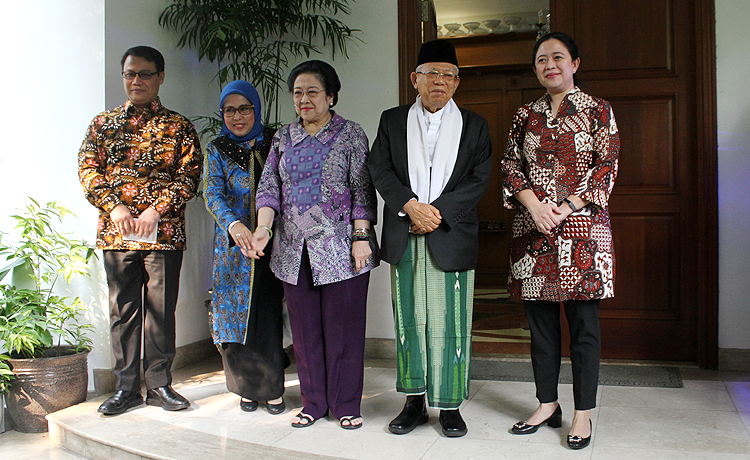 Pertemuan Calon Wail Presiden nomor urut 01 Maruf Amin dengan Ketua Umum PDIP Megawati Soekarnoputri tersebut dalam rangka silahturahmi antar pemimpin. Robinsar Nainggolan