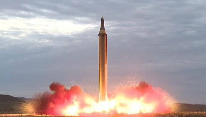 Uji coba rudal Korea Utara (Foto: CNN)