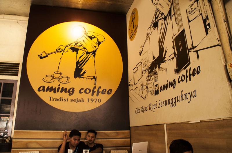 Kedai kopi Aming, Pontianak-1. (Foto: p. Hasudungan Sirait)