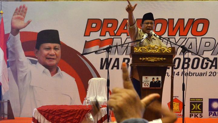 Capres dari Partai Gerindra, Prabowo Subianto (Ist)