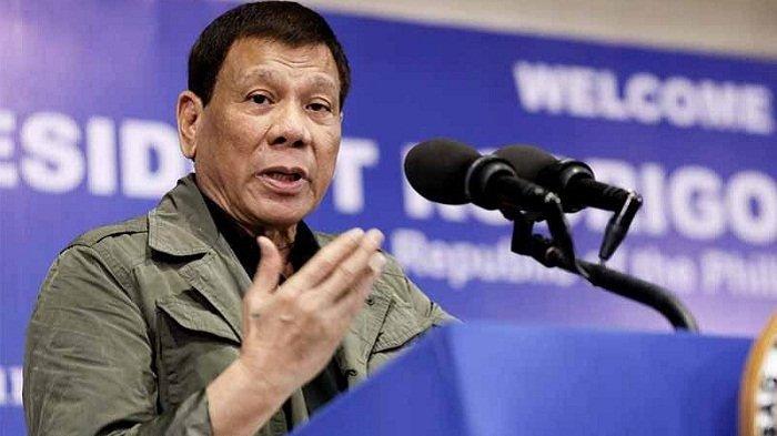 Presiden Filipina, Rodrigo Duterte (Foto: Tribun)