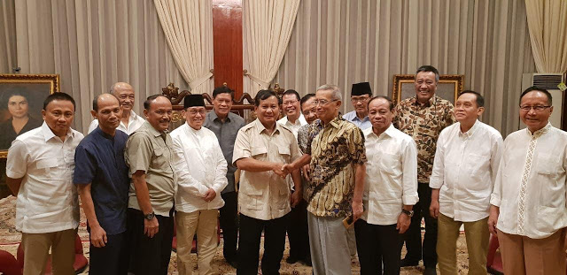 Sejumlah jenderal menyatakan dukungan ke Capres Prabowo Subianto (Foto: Gelora.com)