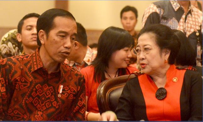 Presiden Joko Widodo dan Ketua DPP PDIP  Megawati Soekarno Putri (Foto: Tempo)