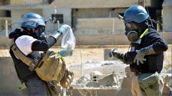 Petugas OPCW mencari bukti adanya serangan senjata kimia di Suriah (Foto: TRT World)