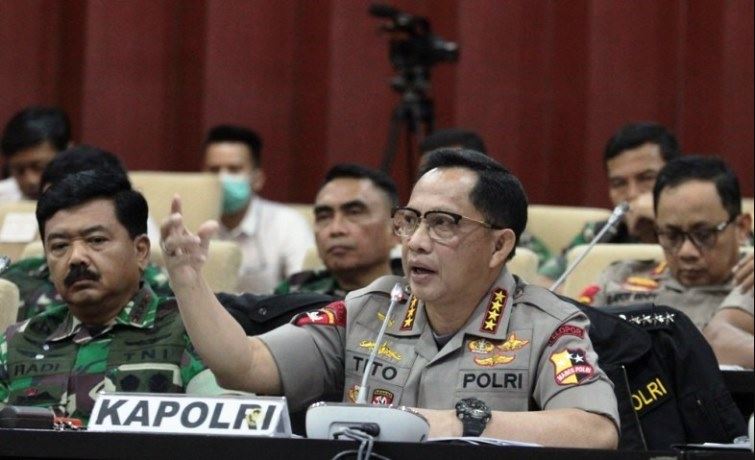 Panglima TNI Marsekal TNI Hadi Tjahjanto dan Kapolri Tito Karnavian (Foto: JurnalPatroliNews)