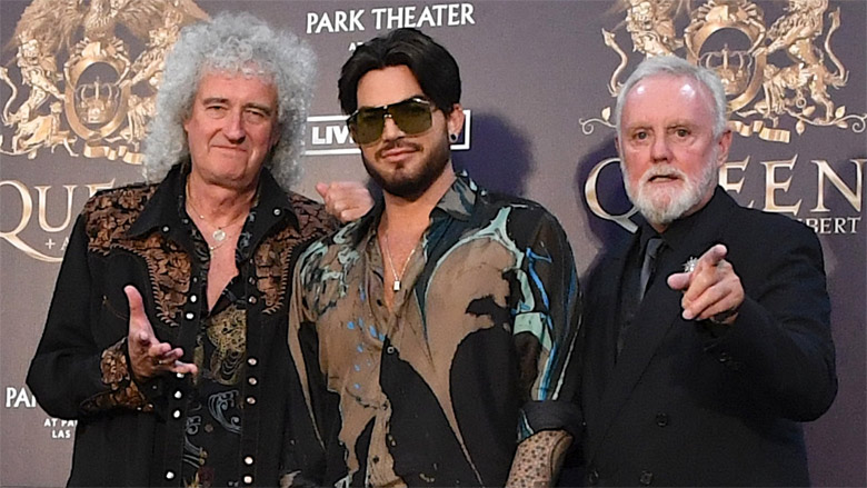 Brian May, Adam Lambert dan Roger Taylor (Planet Rock)