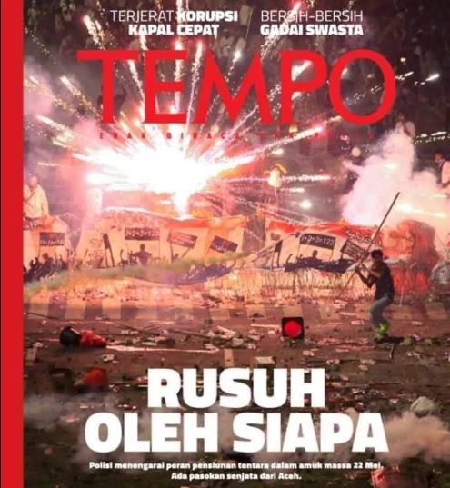 Cover Majalah Tempo (Foto: ist)