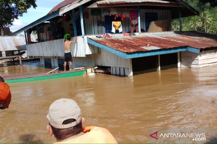 Banjir Bandang di Konawe Utara (Foto: Antara)