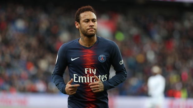 pemain bintang Paris Saint Germain (PSG), Neymar Jr (Foto: The Canadian Press)