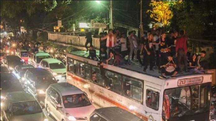 Takbiran keliling di Jakarta