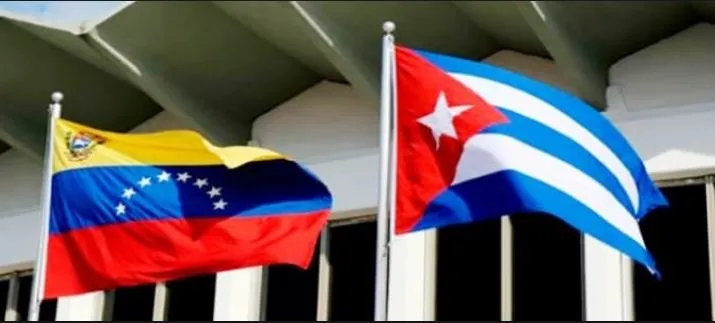 Bendera Venezuela dan Kuba