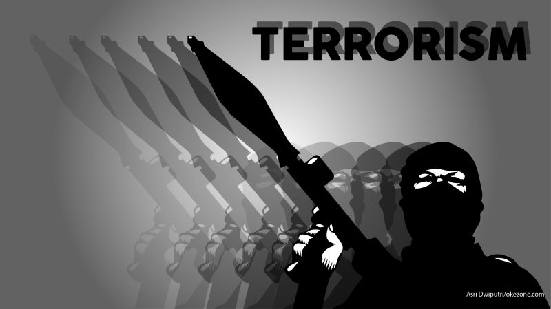 ilustrasi teroris (Foto: Okezone)