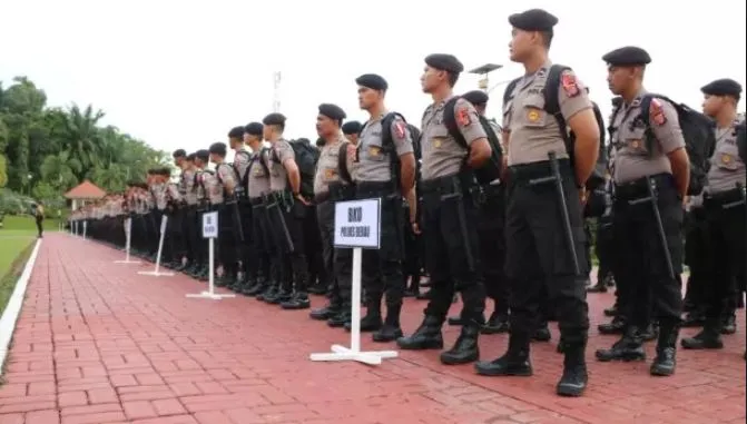 Personel kepolisian (Foto: Humas Polri)