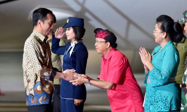 Presiden Joko Widodo ke Bali (Foto: Ngopibareng)