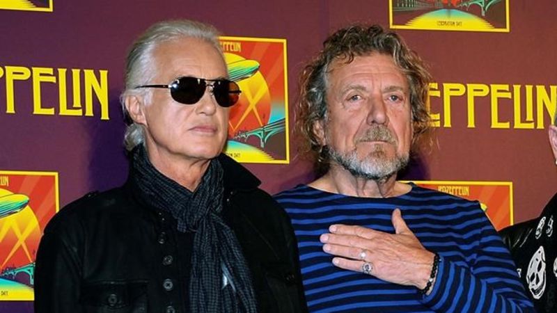 Jimmy Page dan Robert Plant dari Led Zeppelin (AP)