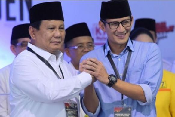 Pasangan Calon Presiden Prabowo Subianto dan Sandiaga Uno (ist)