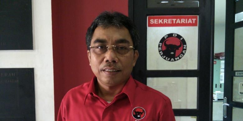 Ketua Fraksi PDIP DPRD DKI Gembong Warsono (Kompas.com)