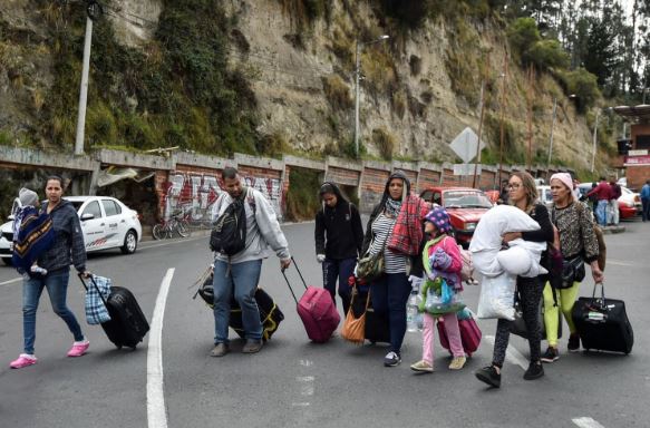 Pengungsi Venezuela di Chile yang lari dari negaranya akibat krisis ekonomi (Foto: Washington Post)