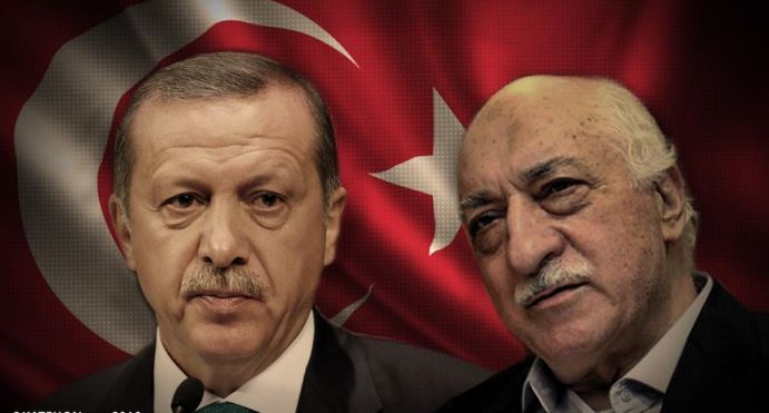  Presiden Turki, Recep Tayyip Erdogan dan Ulama Turki yang berlindung di AS, Fethullah Gulen (Foto: Geopolitica.ru)