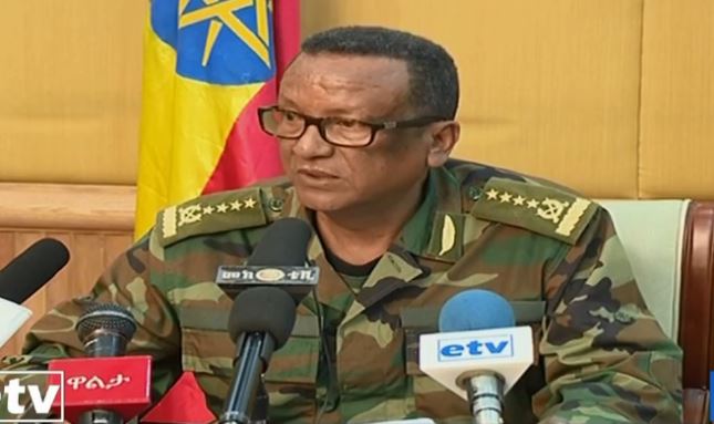 Kepala staf tentara Ethiopia, Jenderal Seare Mekonnen (Foto: Borkena)