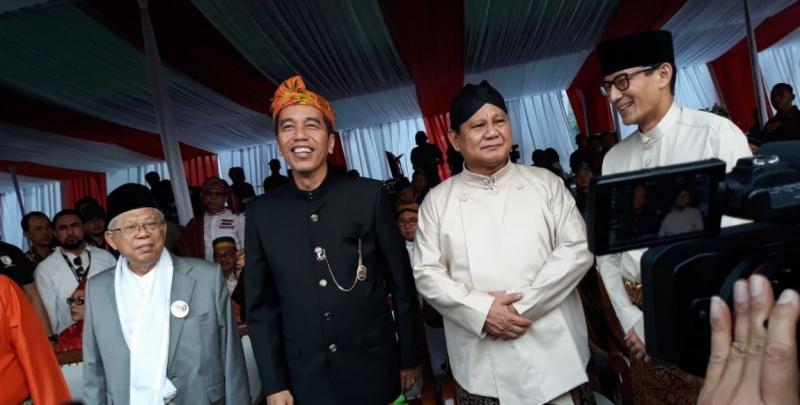 Presiden Joko Widodo dan Capres Prabowo Subianto (Foto: Detik)