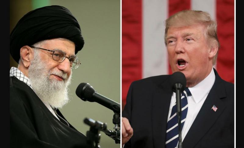  Pemimpin Tertinggi Iran, Ali Khamenei dan Presiden AS, Donald Trump (Foto: Covering geo-political news)