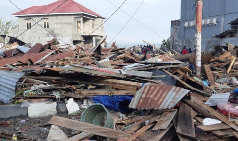Kerusakan properti akibat gempa di Sulawesi Tengah (Foto: Antara)