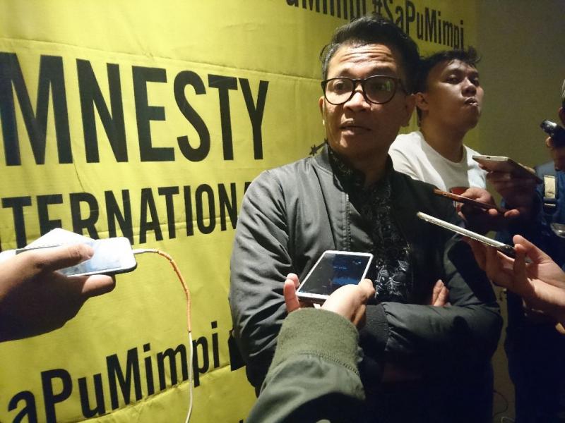 Direktur Amnesty Internasional Indonesia, Usman Hamid (Kiblat.net)