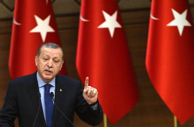 Presiden Turki Recep Tayyip Erdogan kecam wasit rasis yang memimpin laga PSG vs Baseksehir (ist)