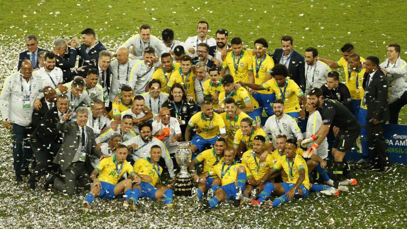 Brasil juara Copa America 2019 (Foto: Getty/Worldfootball)