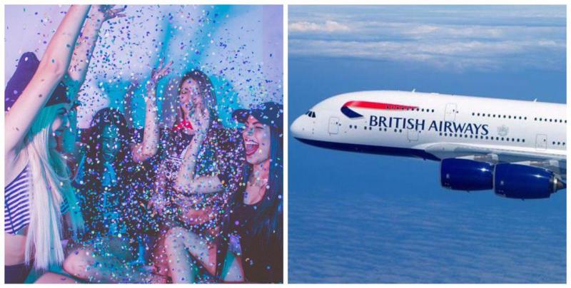 Ilustrasi kru kabin maskapai British Airways yang berpesta (The Independent News)