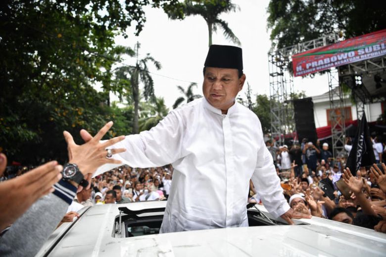 Ketum Gerindra Prabowo Subianto (The Straits Time)