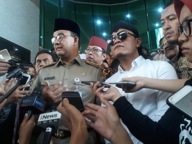 Gubernur DKI Jakarta Anies Baswedan dan Gus Miftah (Indonesia Inside)