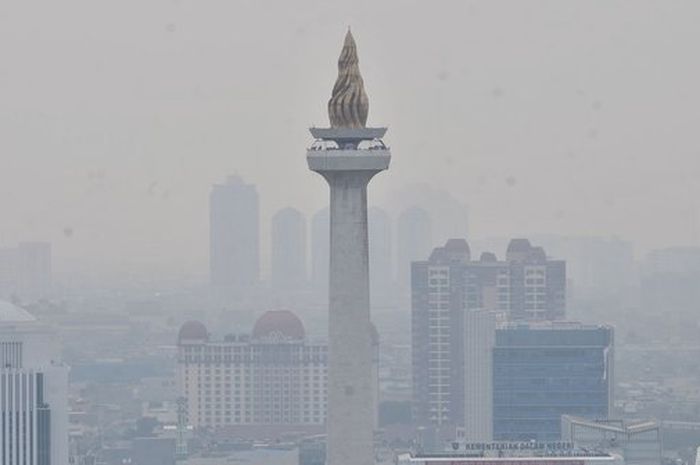 Polusi udara di Jakarta. (Foto: National Geographic Indonesia)