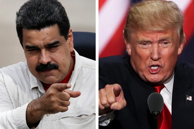 Nicolas Maduro dan Donald Trump  (Washington Post)