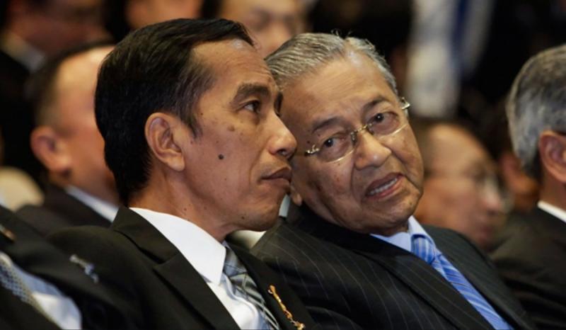 Presiden Joko Widodo dan Perdana Menteri Malaysia Mahathir Mohamad (Monitor.co.id)