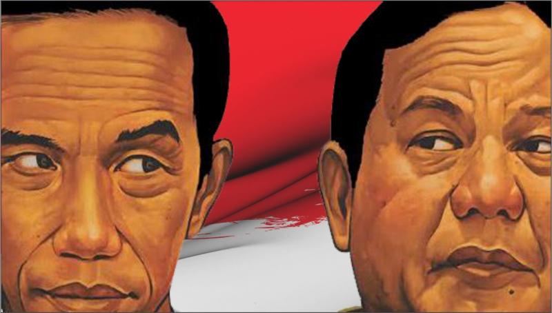Presiden Joko Widodo dan Ketua Umum Gerindra Prabowo Subianto (Acehtrend.com)