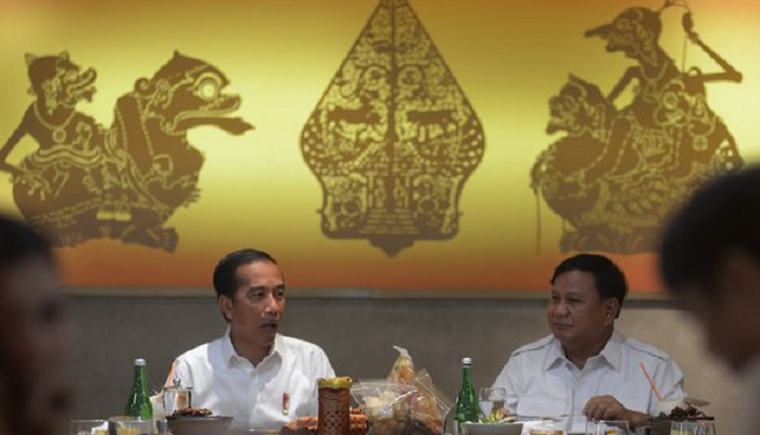 Pertemuan Jokowi-Prabowo usai Pemilu 2019. (Foto: Merdeka.com)